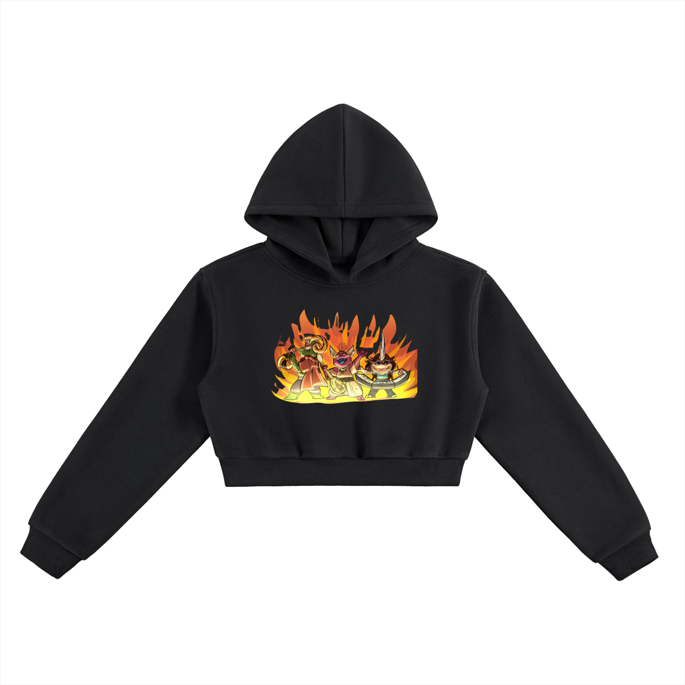Essential Cropped Hoodie